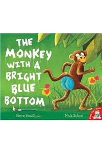 Monkey with a Bright Blue Bottom
