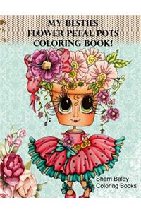 My Besties Flower Petal Pots Coloring Book