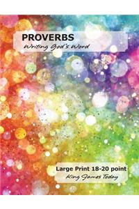 PROVERBS - Writing God's Word