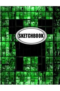 Sketchbook : Minecraft 01: 120 Pages of 8.5 x 11 Blank Paper for Drawing, Doodling or Sketching (Sketchbooks)