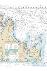 Martha's Vineyard Nautical Chart Log Book