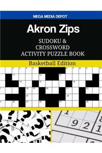 Akron Zips Sudoku and Crossword Activity Puzzle Book