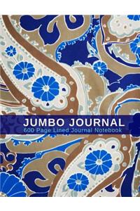 Jumbo Journal - 600 Page Lined Journal Notebook