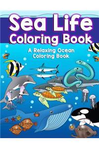 Sea Life Coloring Book