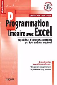 Programmation linéaire avec Excel