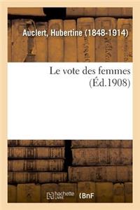 Le vote des femmes