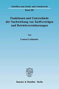 Funktionen Und Unterschiede Der Nachwirkung Von Tarifvertragen Und Betriebsvereinbarungen