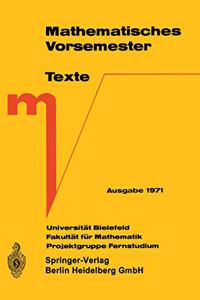 Mathematisches Vorsemester