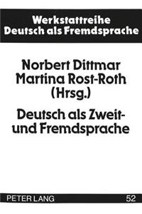 Deutsch ALS Zweit- Und Fremdsprache