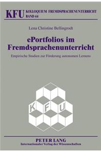 Eportfolios Im Fremdsprachenunterricht