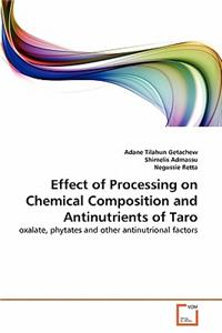 Effect of Processing on Chemical Composition and Antinutrients of Taro