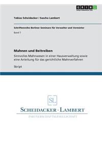 Mahnen und Beitreiben