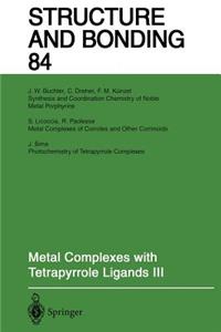 Metal Complexes with Tetrapyrrole Ligands III
