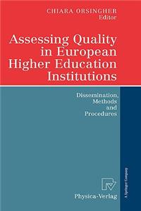 Assessing Quality in European Higher Education Institutions