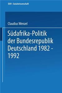 Südafrika-Politik der Bundesrepublik Deutschland 1982 – 1992