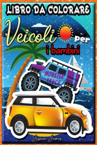 Veicoli Libro da Colorare per i Bambini