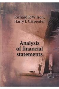 Analysis of Financial Statements