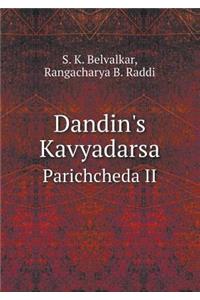 Dandin's Kavyadarsa Parichcheda II