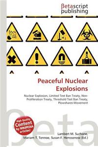 Peaceful Nuclear Explosions