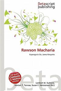 Rawson Macharia