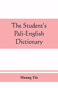 student's Pali-English dictionary