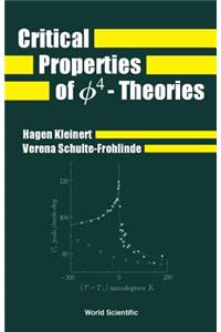 Critical Properties Of Phi4- Theories