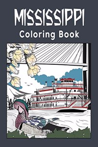 Mississippi Coloring Book