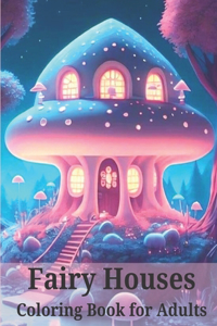 Fairy Houses Coloring Book for Adults