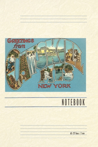 Vintage Lined Notebook Greetings from the Catskill Mountains, New York