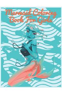 Mermaid Coloring Book For Girls