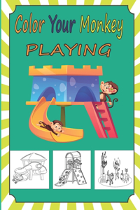 Color Your Monkey Playing