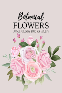 Botanical Flowers Coloring Book