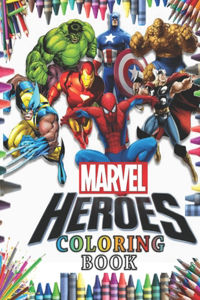MARVEL Super Heroes coloring book