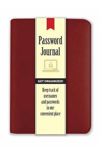 Password Journal: Pomegranate