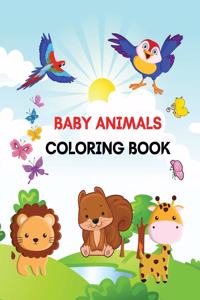 Baby Animals Coloring Book