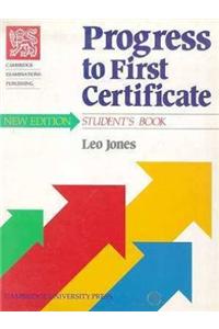 Progress to First Certificate Student's Book