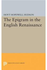 Epigram in the English Renaissance