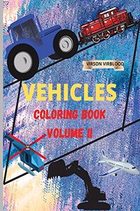 Vehicles Coloring Book