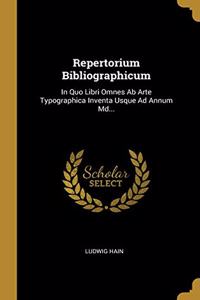 Repertorium Bibliographicum