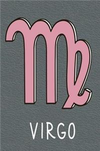 Virgo Zodiac Sign Notebook