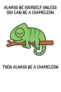 Always Be Yourself Unless You Can Be A Chameleon Then Always Be A Chameleon