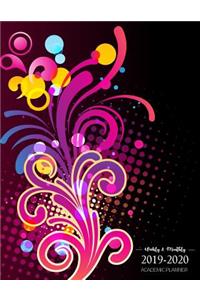 2019-2020 Academic Planner Weekly and Monthly