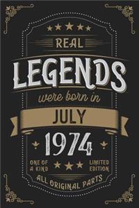 Real Legends were born in July 1974