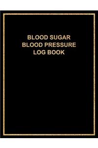 Blood Sugar Blood Pressure Log Book