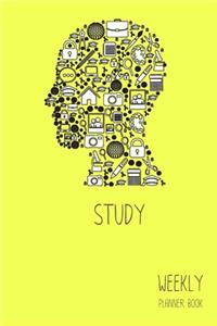 Study Weekly Planner Book