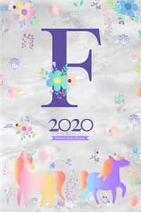 2020 Unicorn Diary Planner