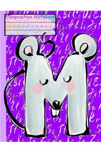 M Composition Notebook