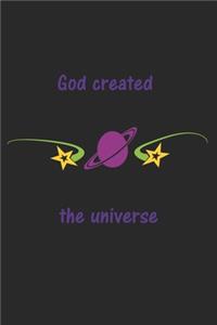God created the universe