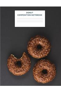 Donut Composition Notebook