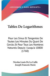Tables de Logarithmes